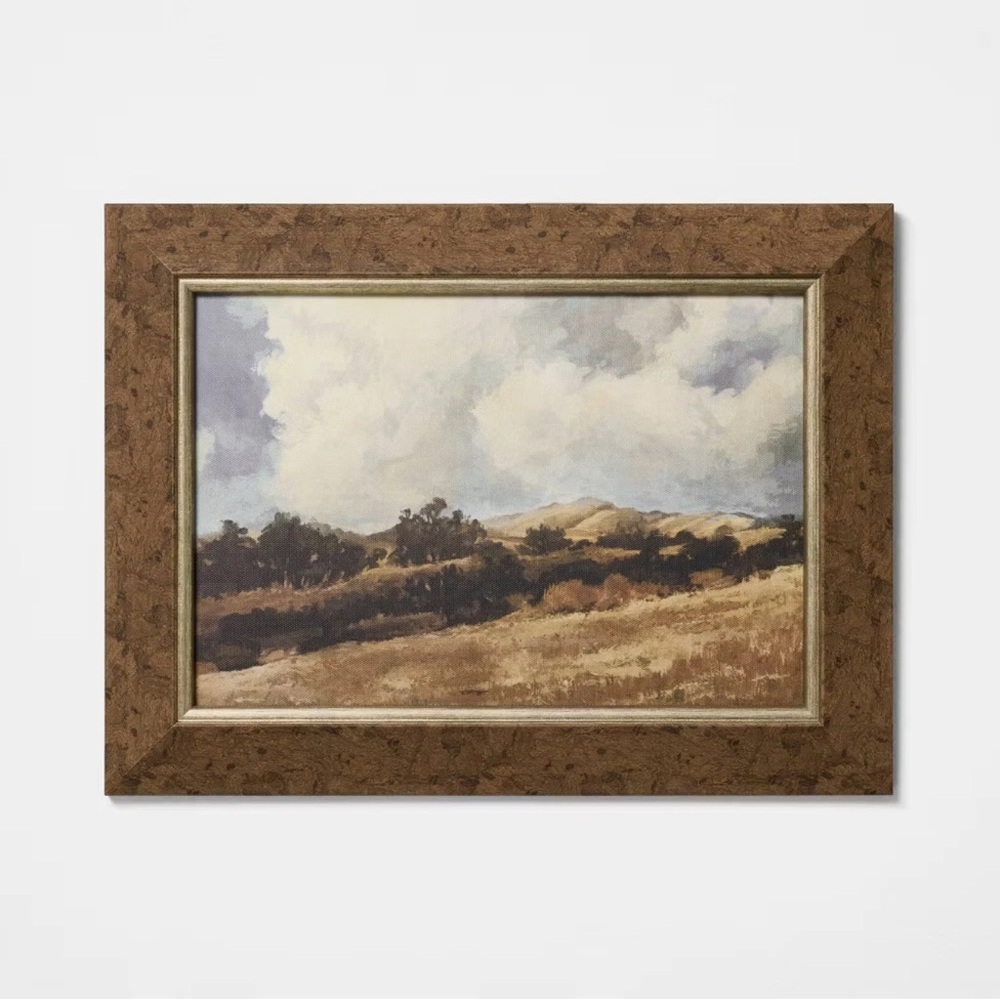 12"x16" Landscape Wide Wood Frame Wall Art Threshold designed with Studio McGee